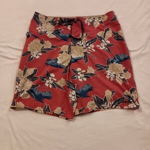 Patagonia Men's Stretch Planing Boardshorts Floral Print Men's Size 32